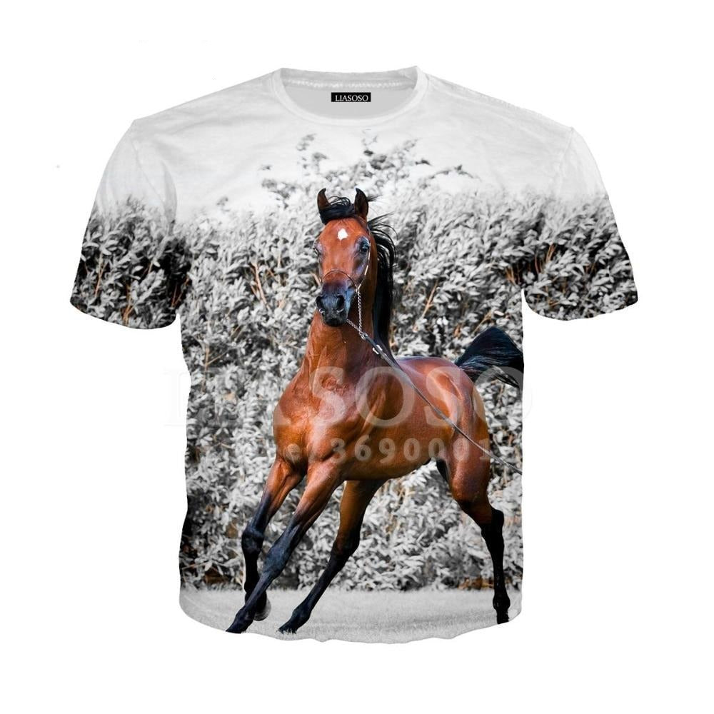3D Print Horses T-Shirt